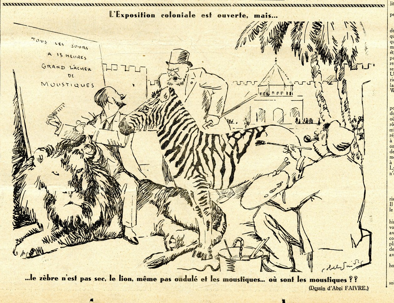 Candide, Satirisch in Z/W door Jules Abel Faivre