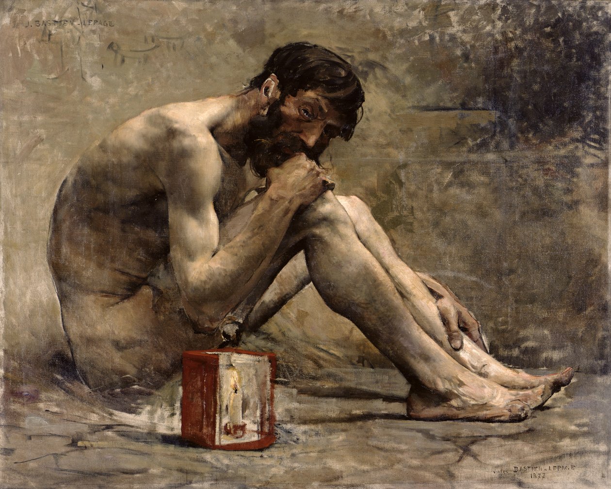 Diogenes, 1905 door Jules Bastien Lepage