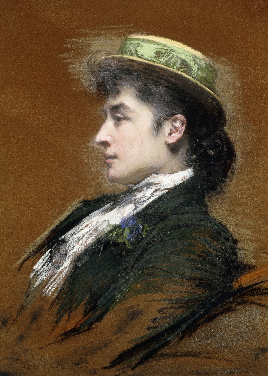 Portret van mevrouw Lebegue door Jules Bastien Lepage