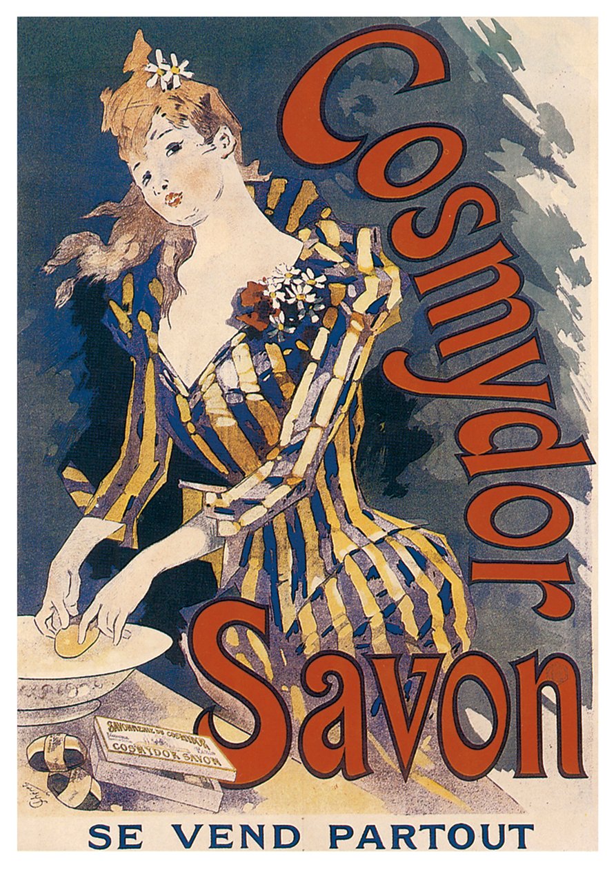 Cosmydor Savon, 1891 door Jules Cheret