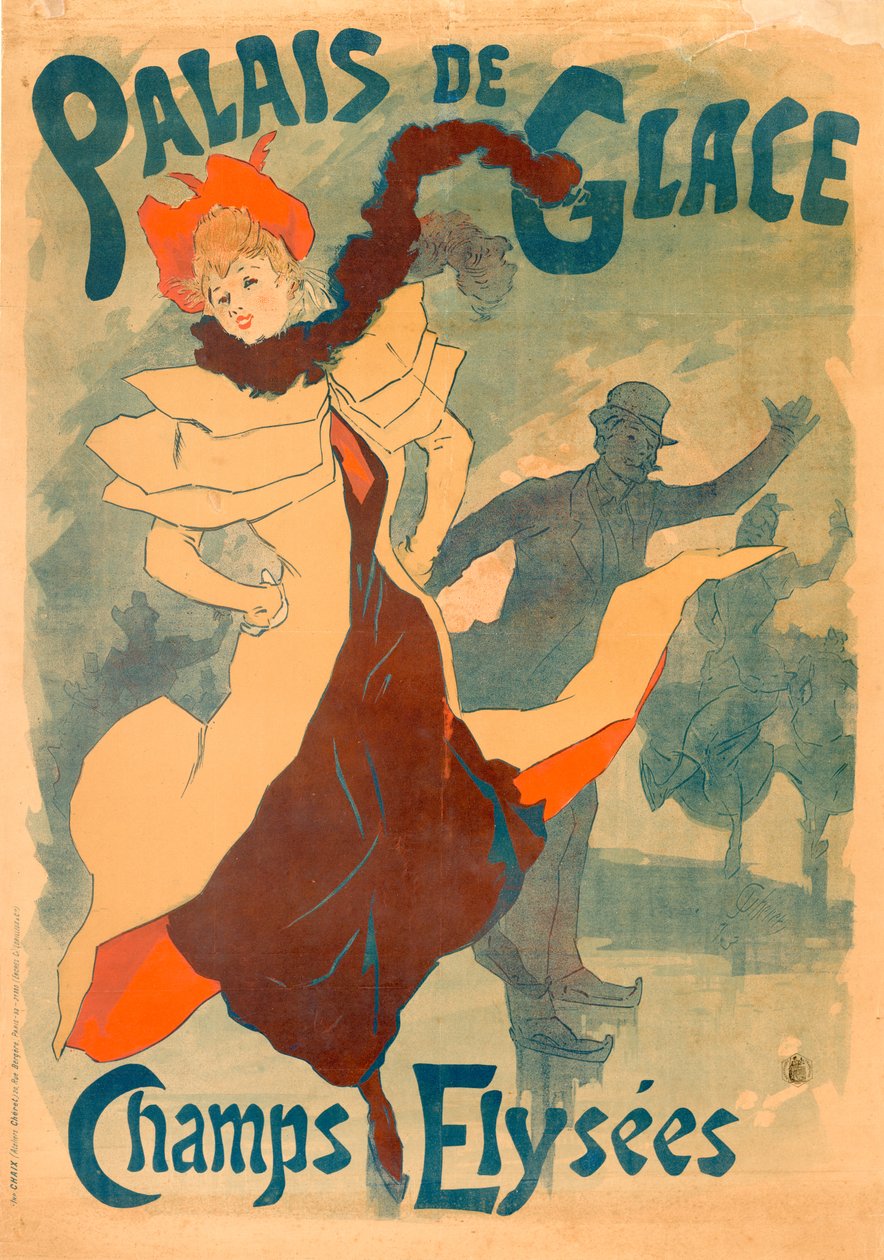 Schaatsbaan door Jules Cheret