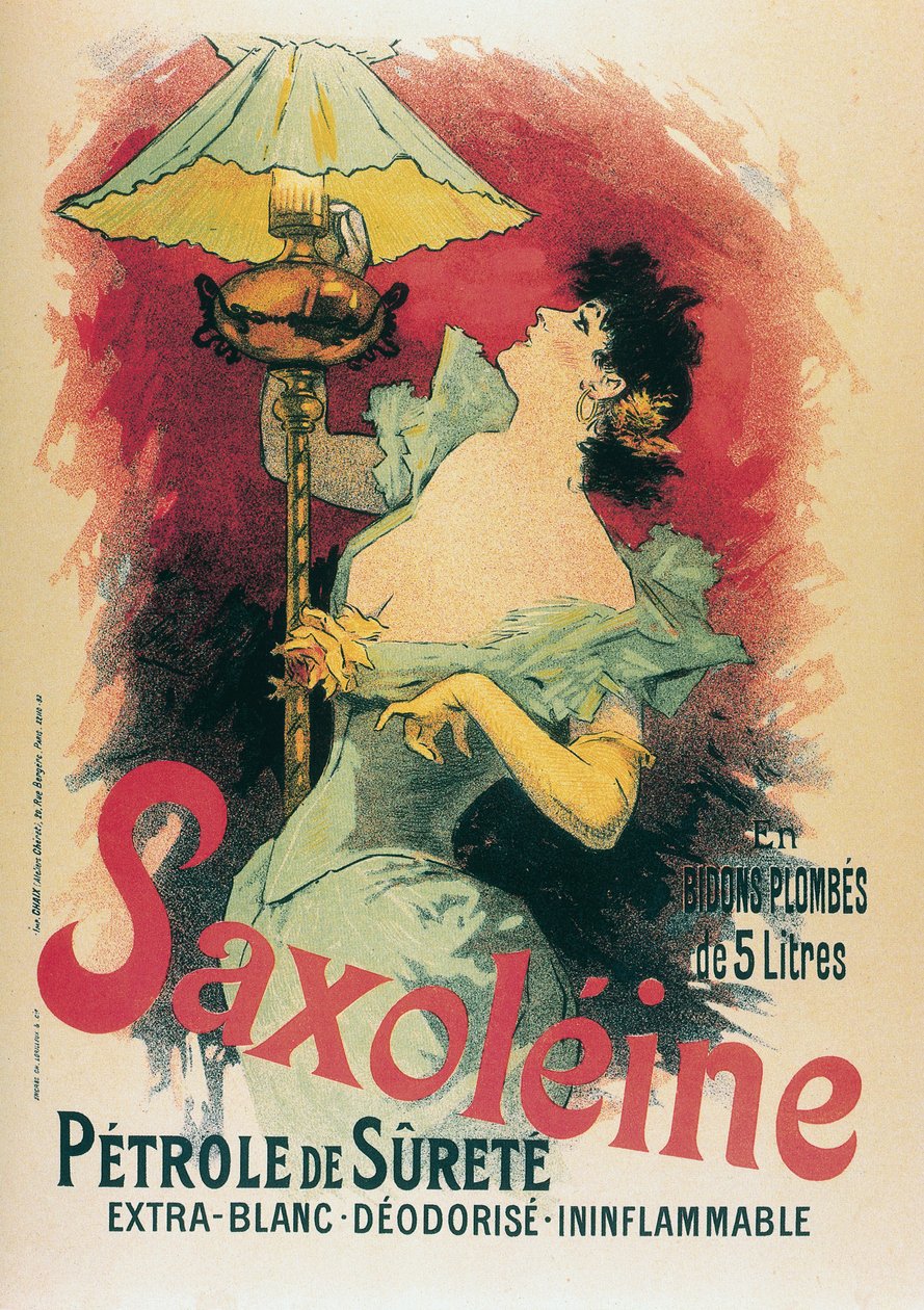 Saxolein 1891 door Jules Cheret