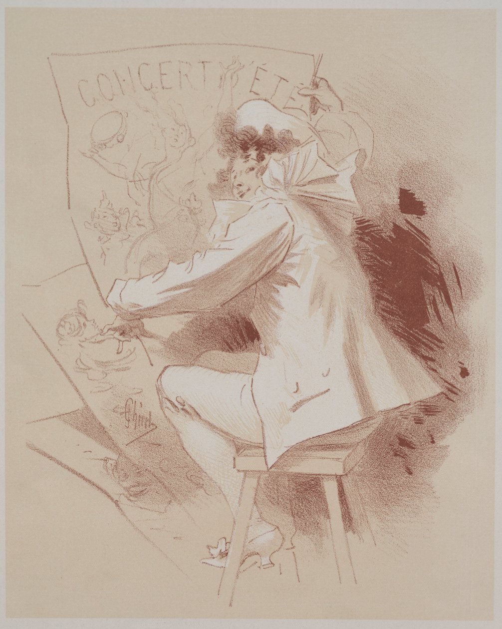 Zomerconcert door Jules Cheret