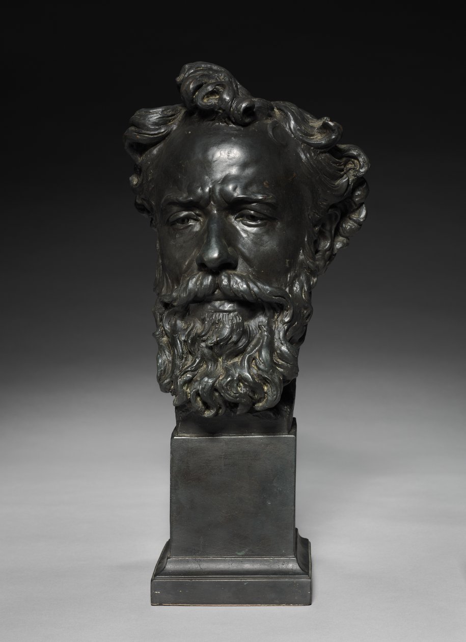 Hoofd van Alphonse Legros door Jules Dalou