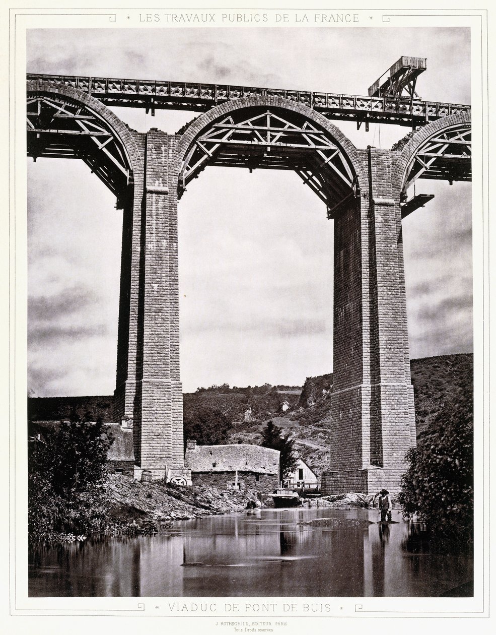 Viaduct de Pont de Buis, ca. 1876-1883 door Jules Duclos