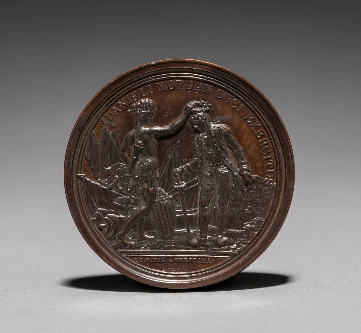 Medaille: Daniel Morgan door Jules Dupré