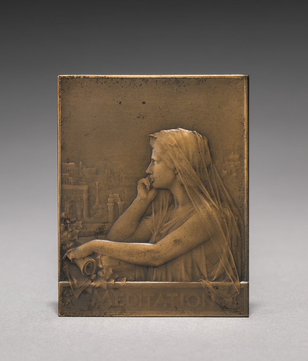 Medaille voorzijde door Jules Dupré