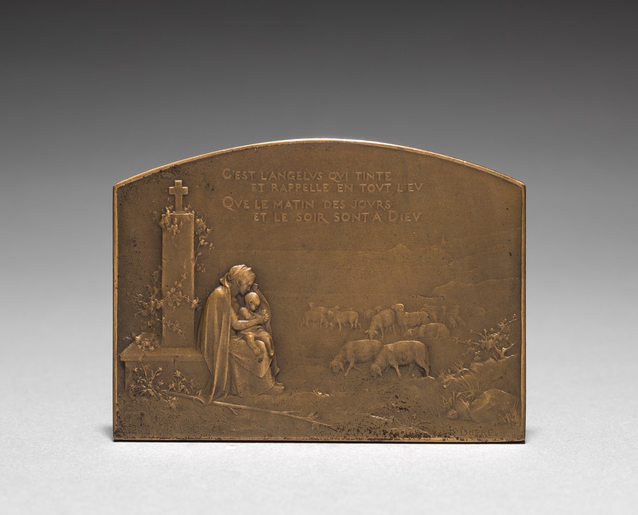 Medaille keerzijde door Jules Dupré