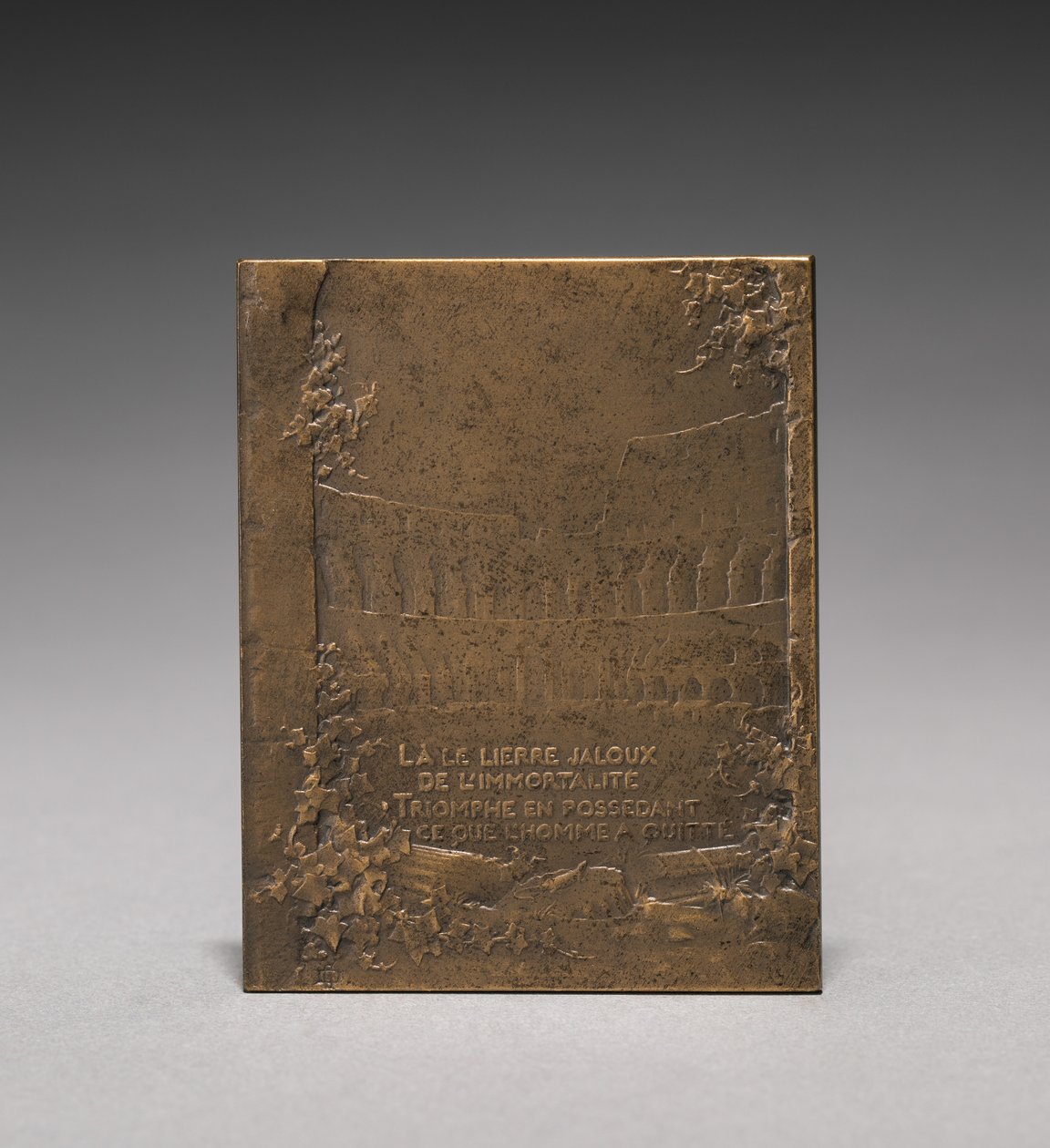 Medaille keerzijde door Jules Dupré