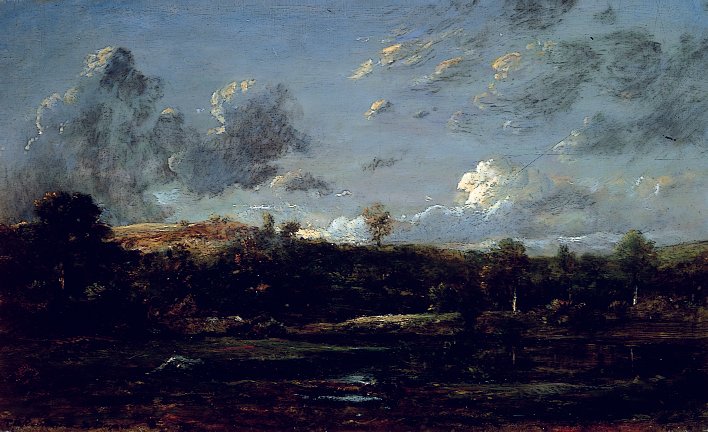 In de Landes door Jules Dupré