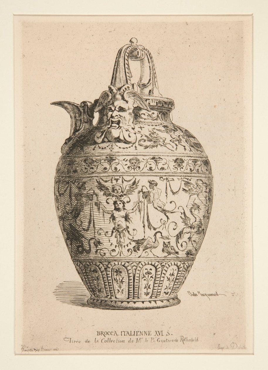 Italiaanse kruik XVI eeuw door Jules Ferdinand Jacquemart