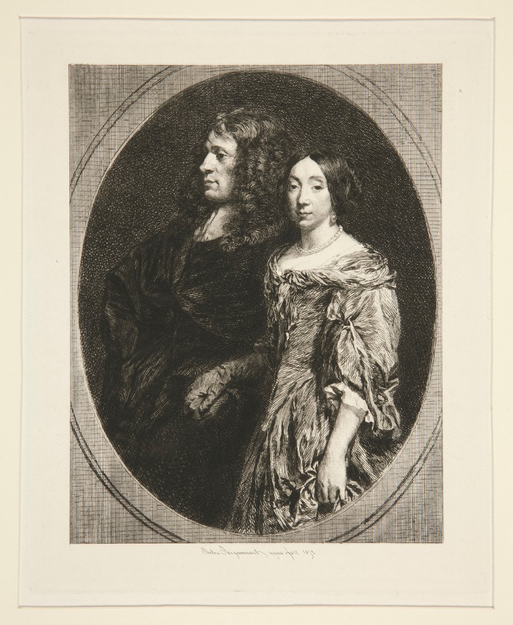Burgemeester en Vrouw door Jules Ferdinand Jacquemart