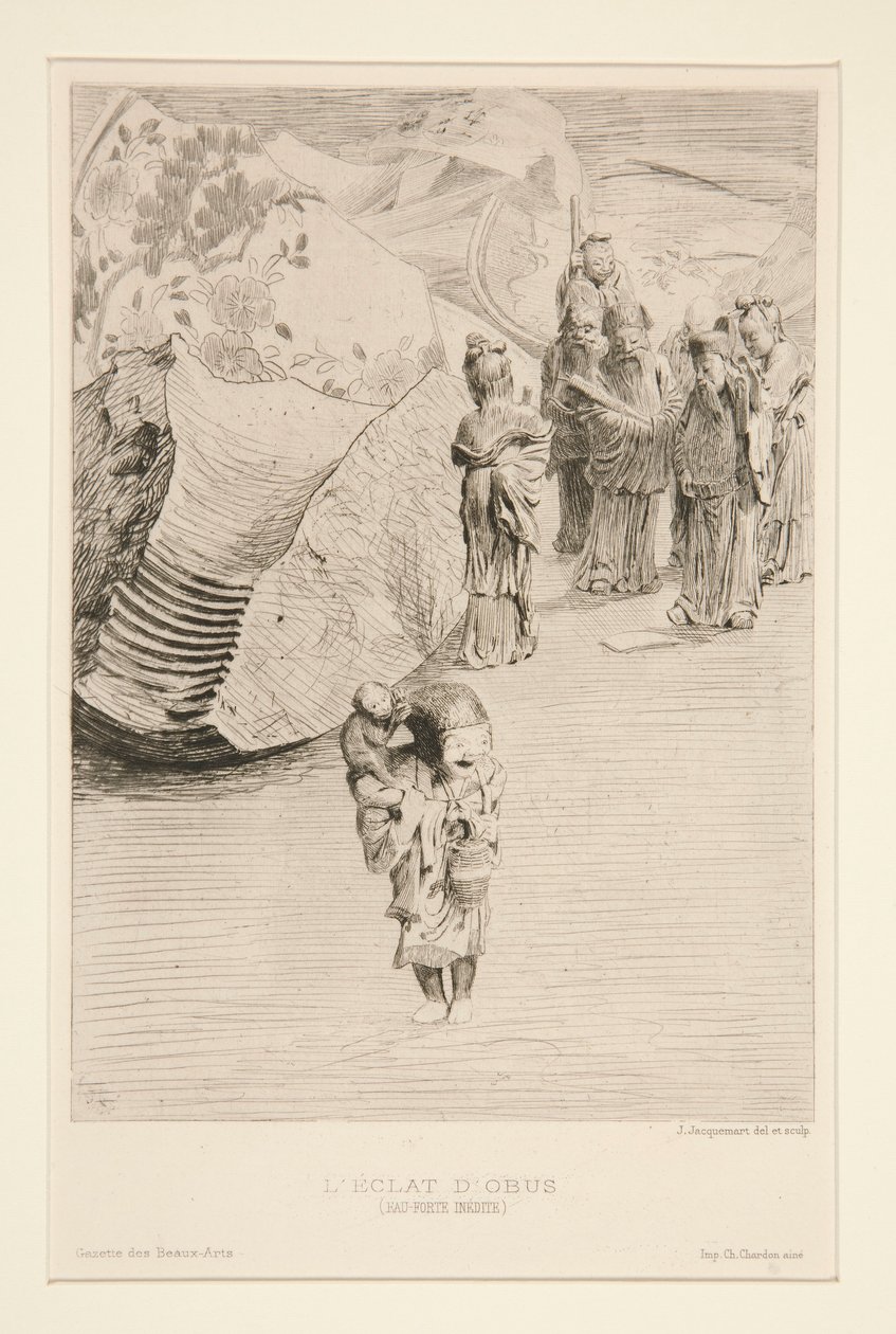 L door Jules Ferdinand Jacquemart