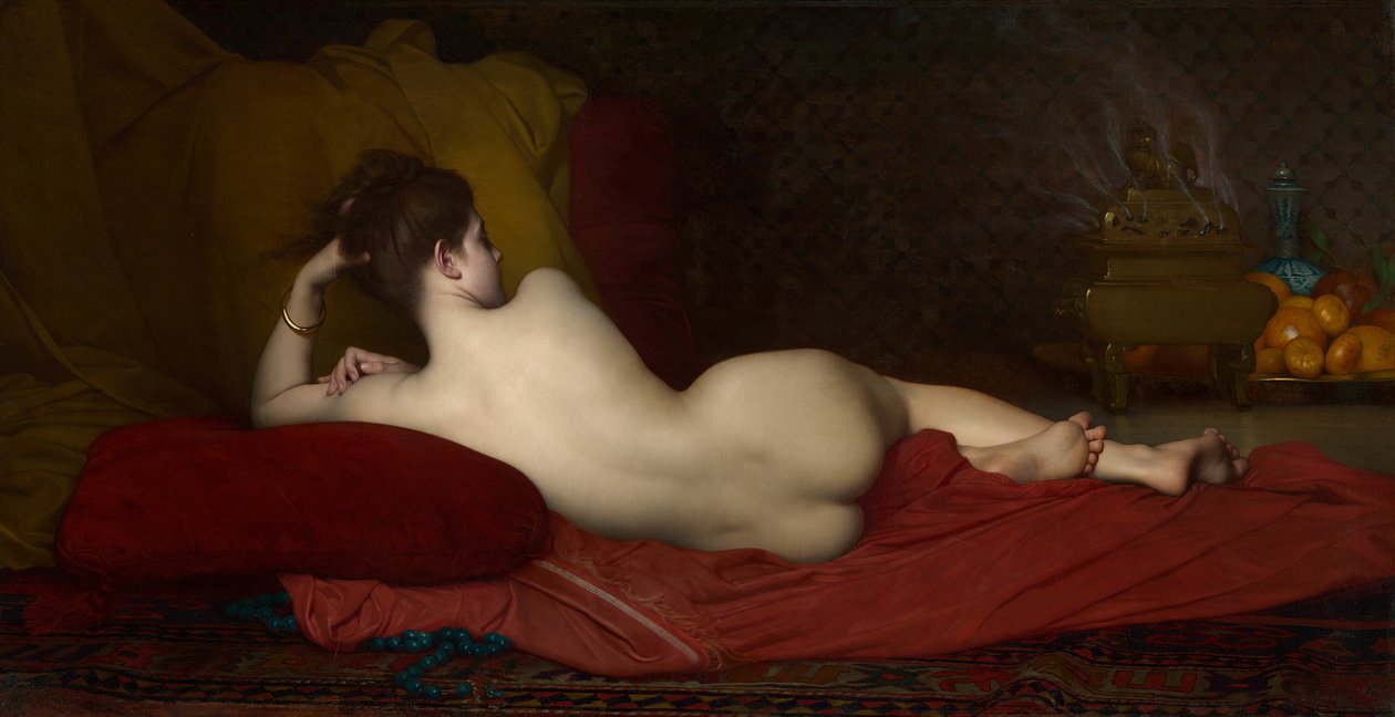 Odalisque door Jules Joseph Lefebvre