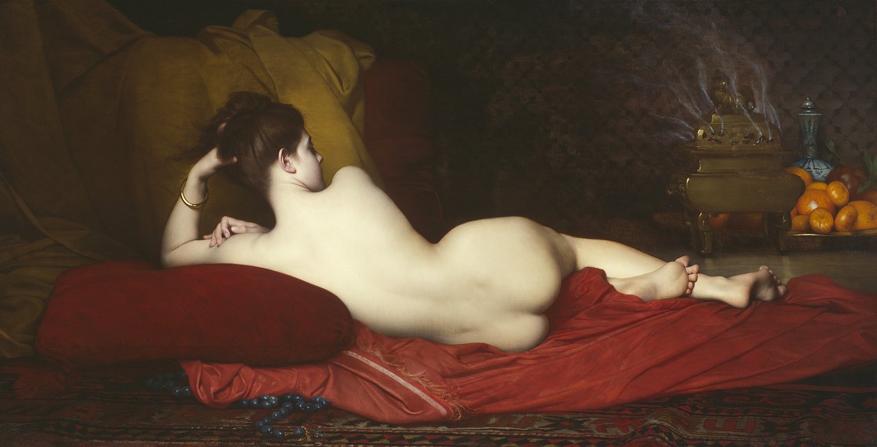 Odalisque, 1874 door Jules Joseph Lefebvre