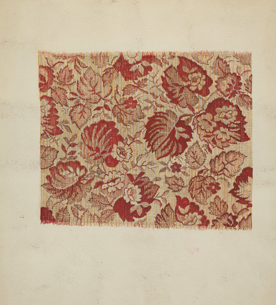 Ingrain tapijt, ca. 1936 door Jules Lefevere