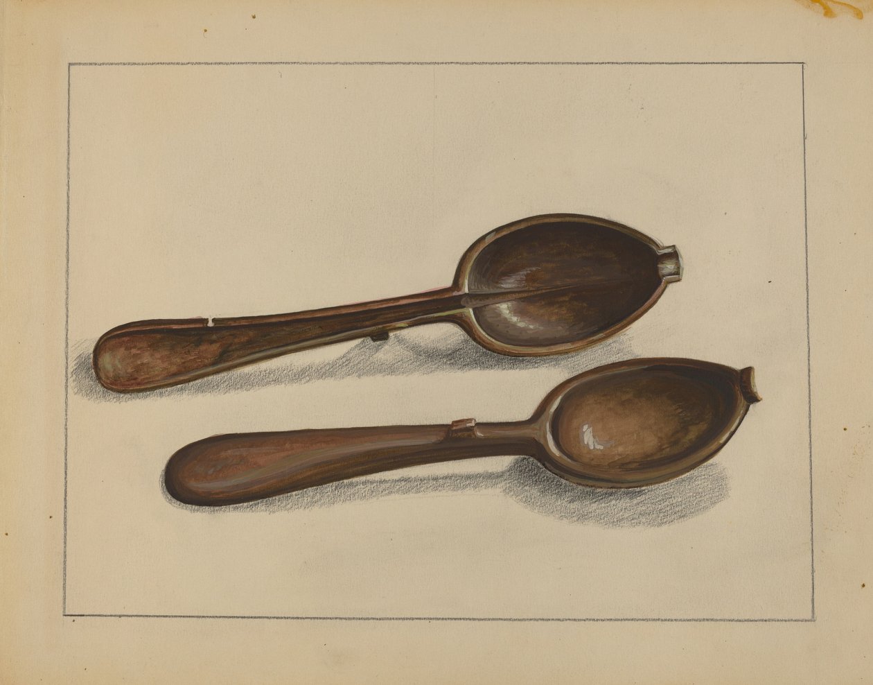 Eetlepelvorm, ca. 1936 door Jules Lefevere