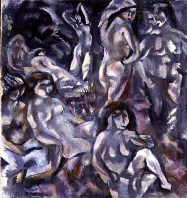 Acht Naakte Vrouwen door Jules Pascin