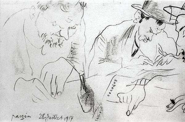 Parijs-Keulen door Jules Pascin