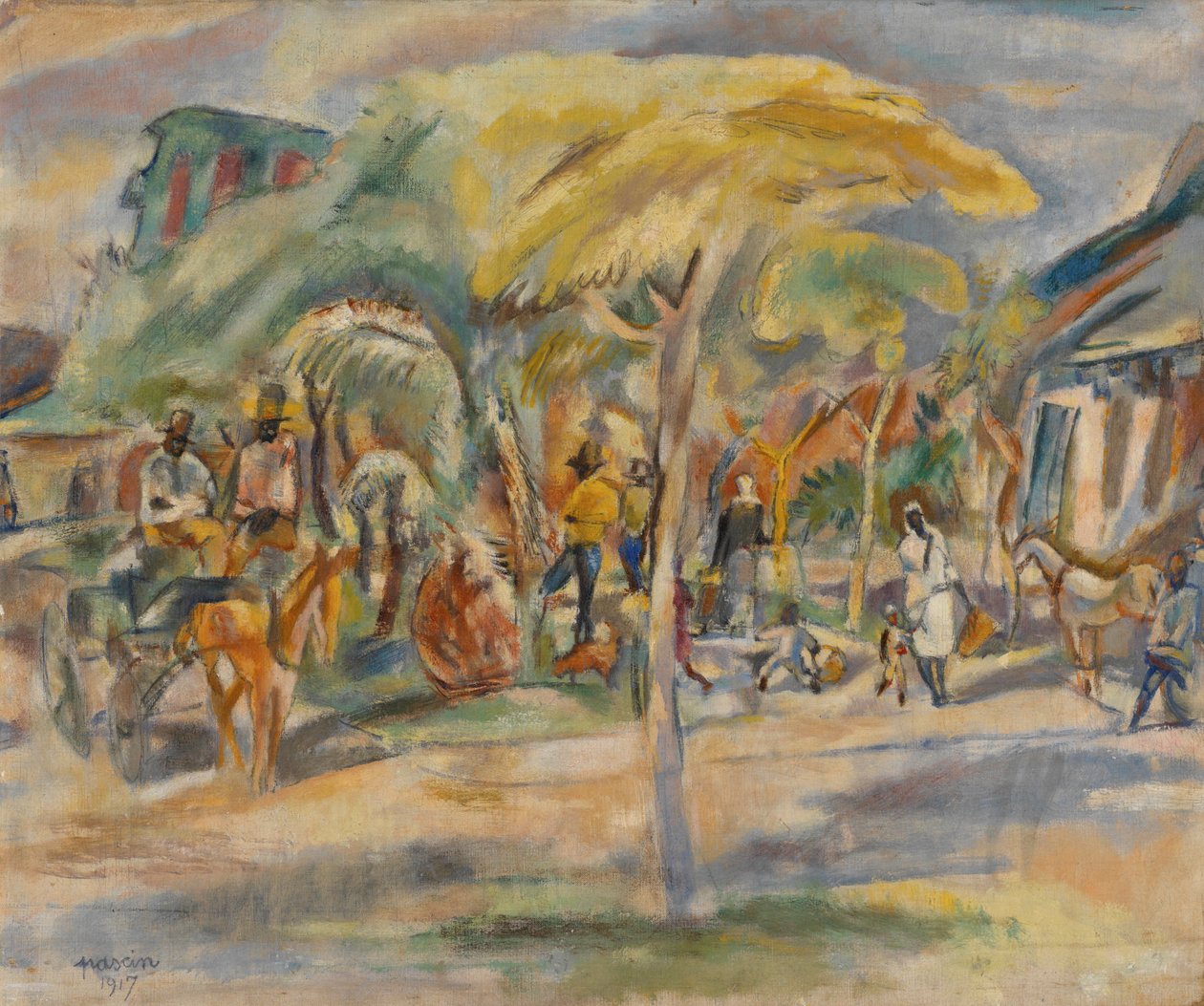 Zuidelijk Landschap door Jules Pascin