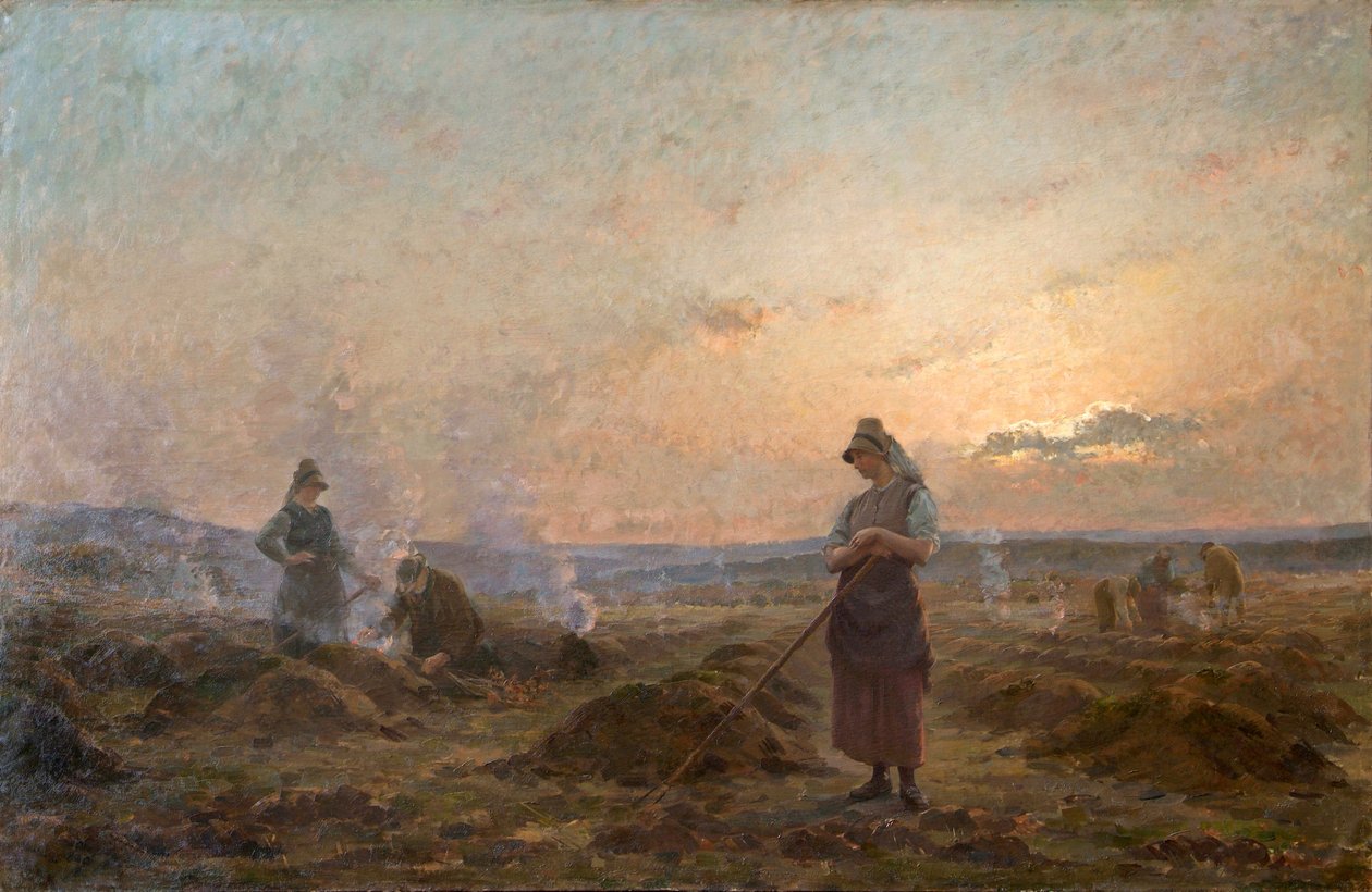 Avond in de Ardennen door Jules Raeymaekers