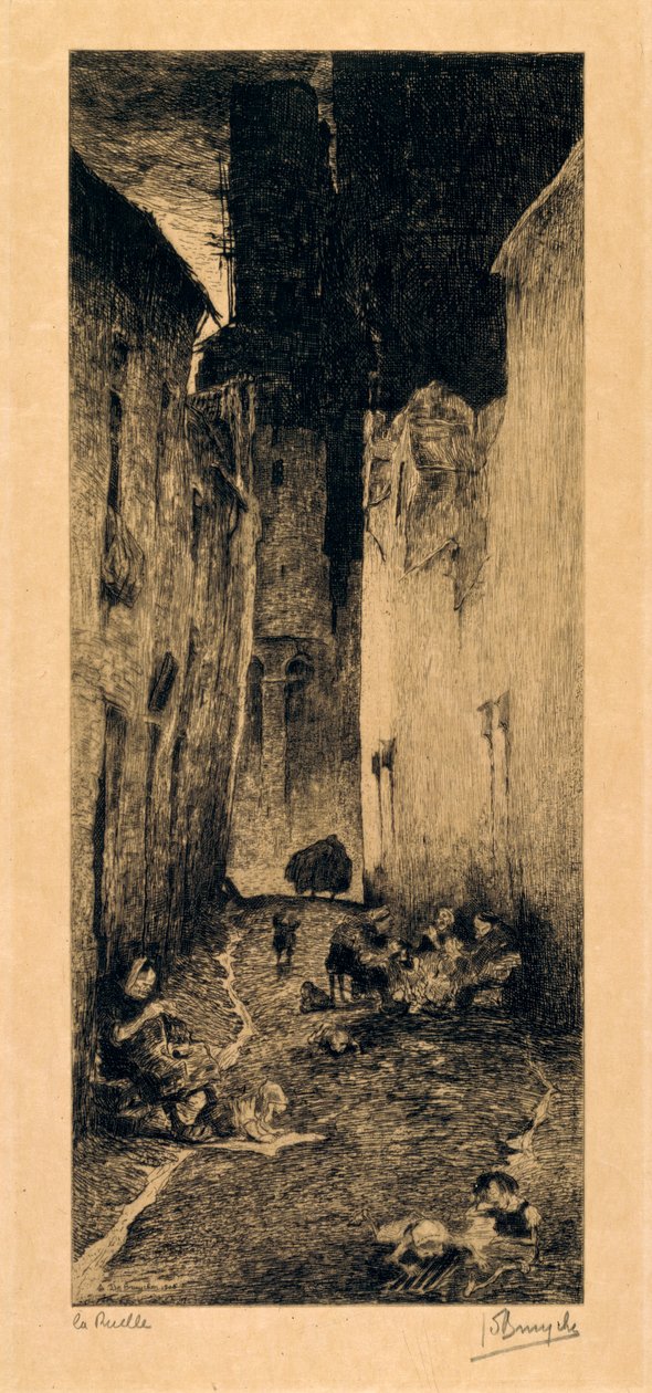 Steeg in Gent door Jules de Bruycker