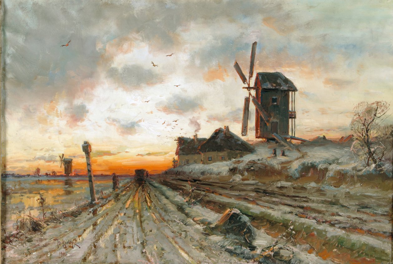 Vroege lente, 1906 door Juli Julievich Klever