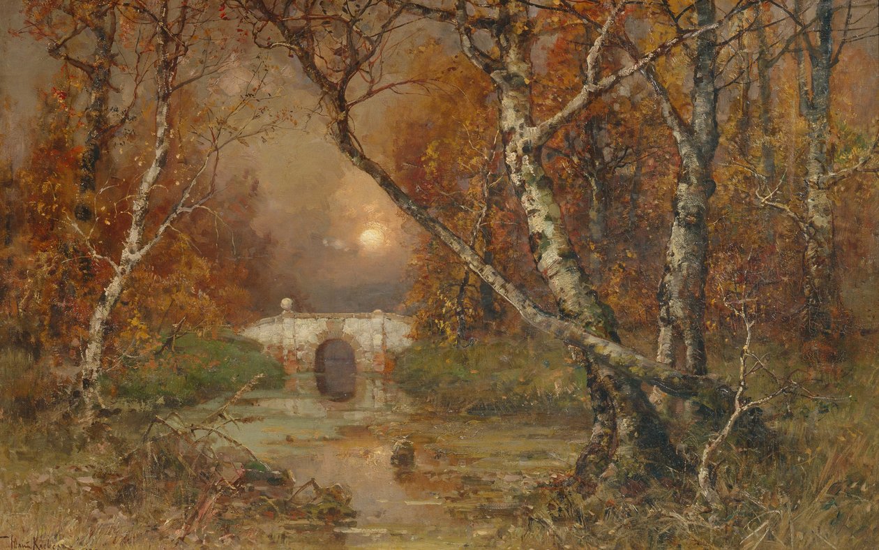 Verwaarloosd Park, 1883 door Juli Julievich Klever
