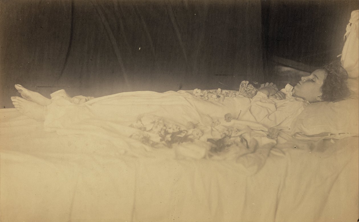 (Studie van een Dood Kind) door Julia Margaret Cameron