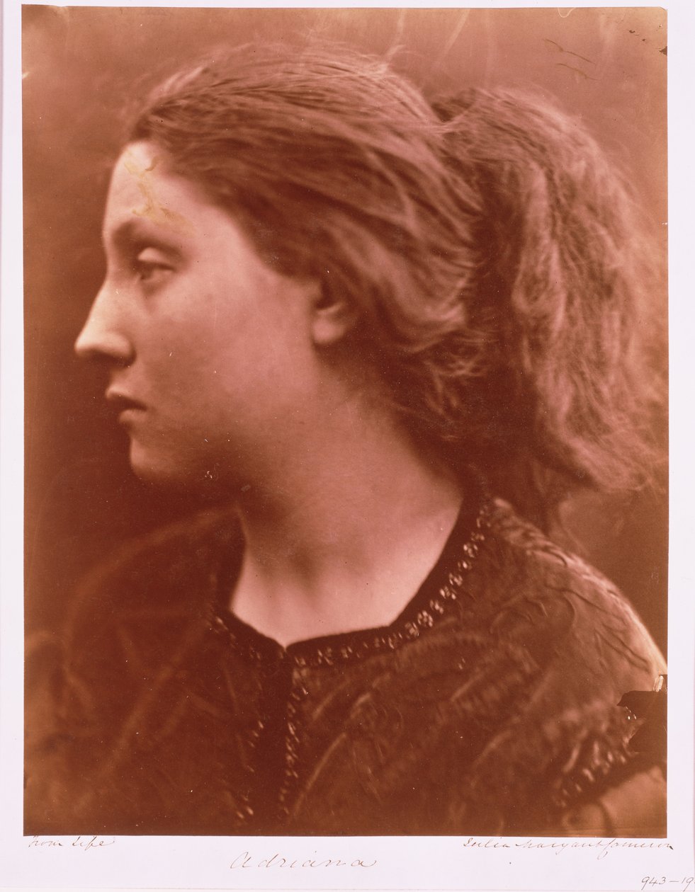 Adriana door Julia Margaret Cameron
