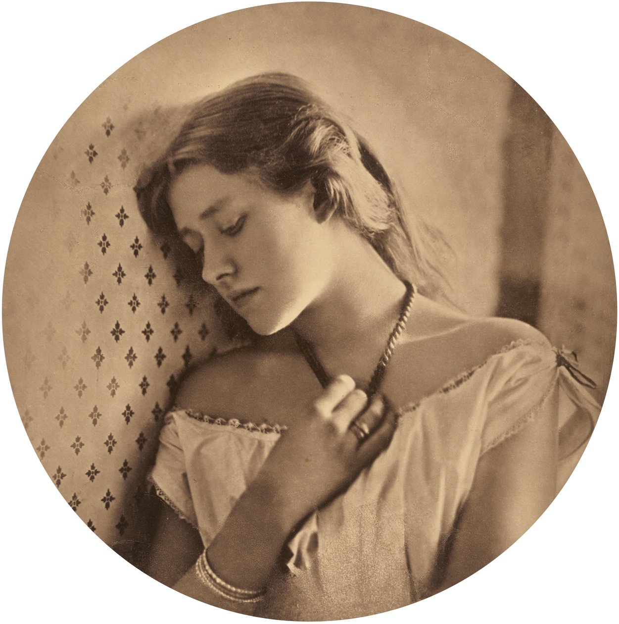 Ellen Terry op Zestienjarige Leeftijd door Julia Margaret Cameron