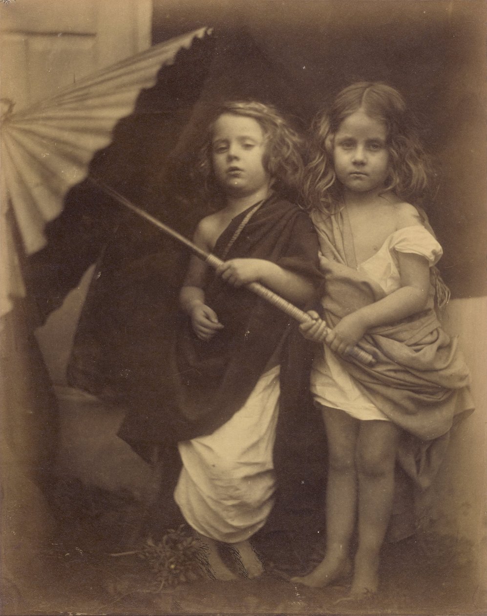 Paul en Virginia door Julia Margaret Cameron