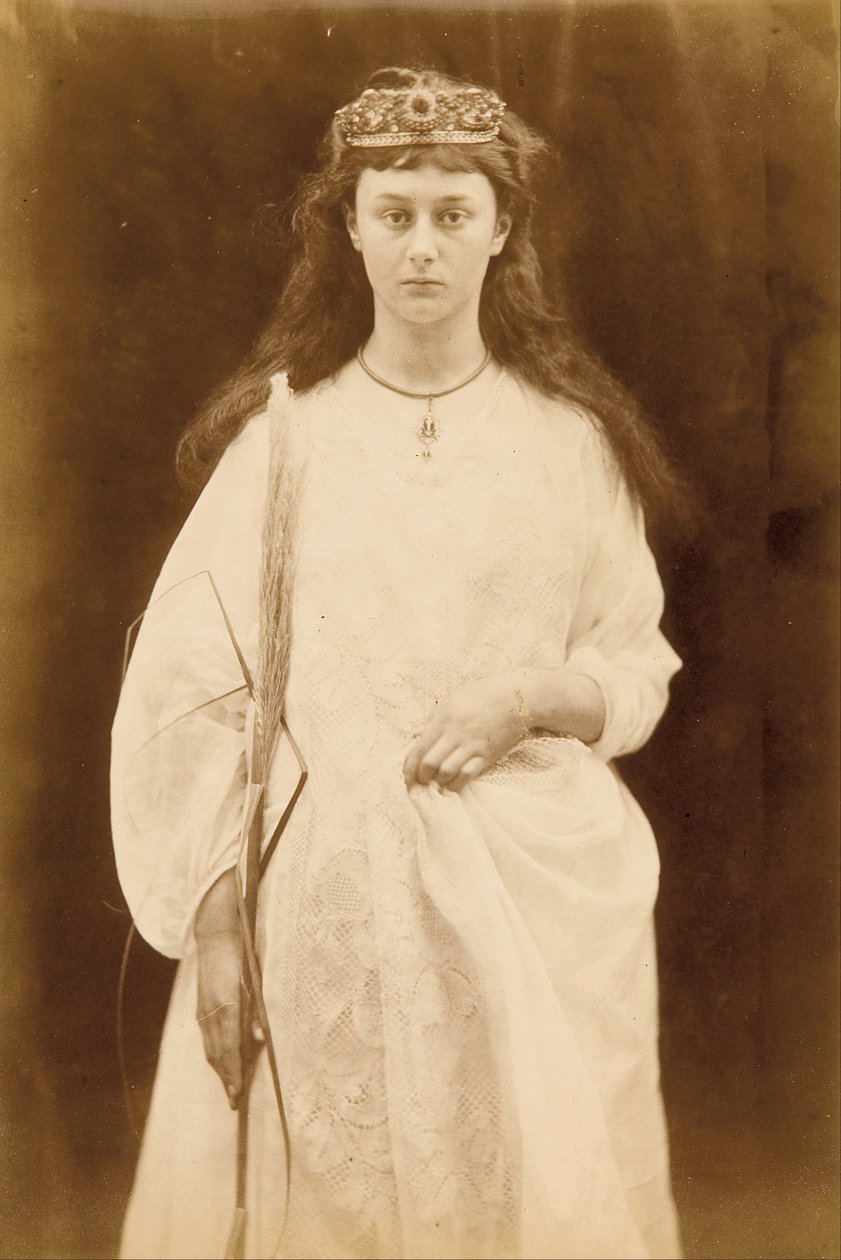Sint Agnes (Alice Liddell) door Julia Margaret Cameron