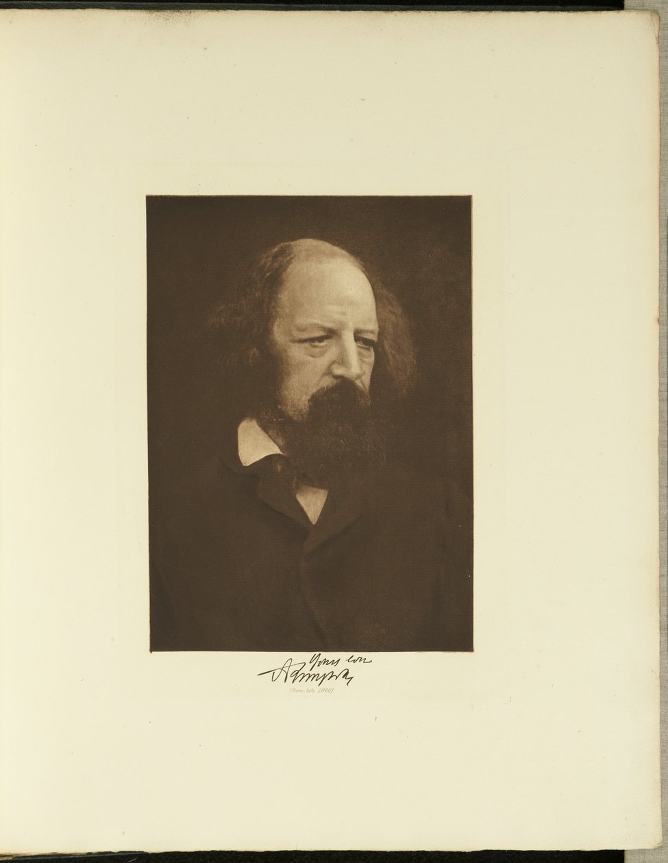 Alfred, Heer Tennyson, 1866 door Julia Margaret Cameron