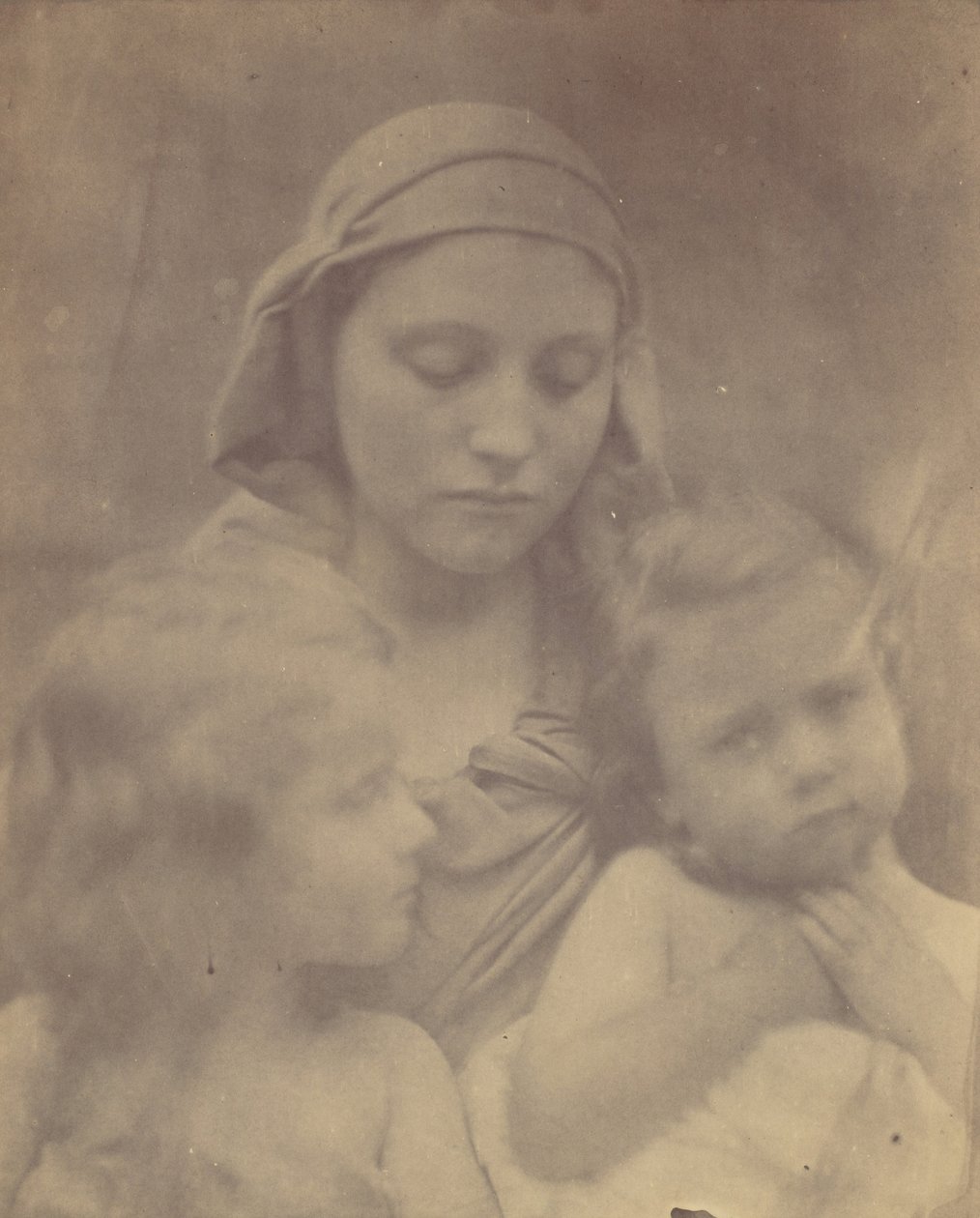 Overpeinzingen, 1864 door Julia Margaret Cameron