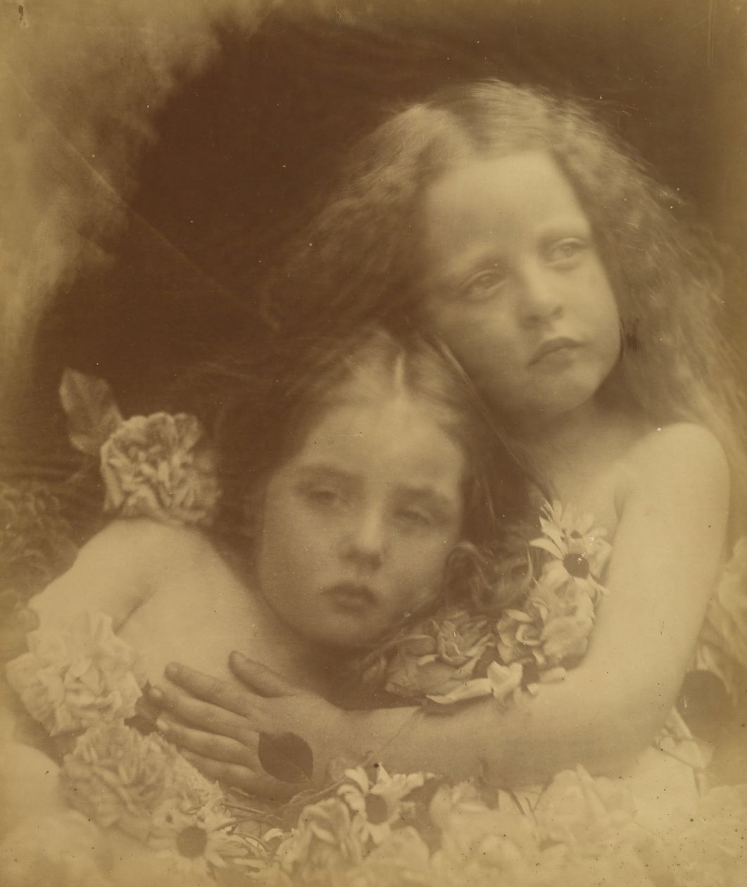 Engelse bloesems door Julia Margaret Cameron