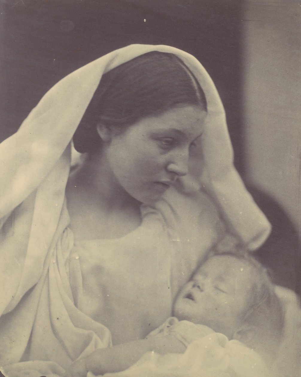 La Madonna Riposata, 1864 door Julia Margaret Cameron