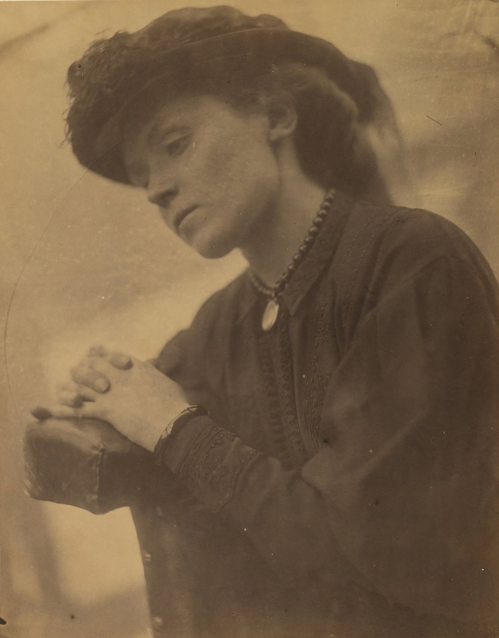 Minnie Thackeray, 1865 door Julia Margaret Cameron