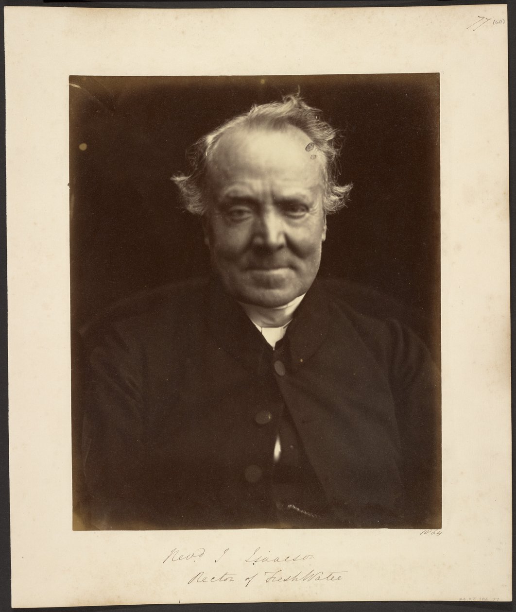 Ds. J. Isaacson door Julia Margaret Cameron