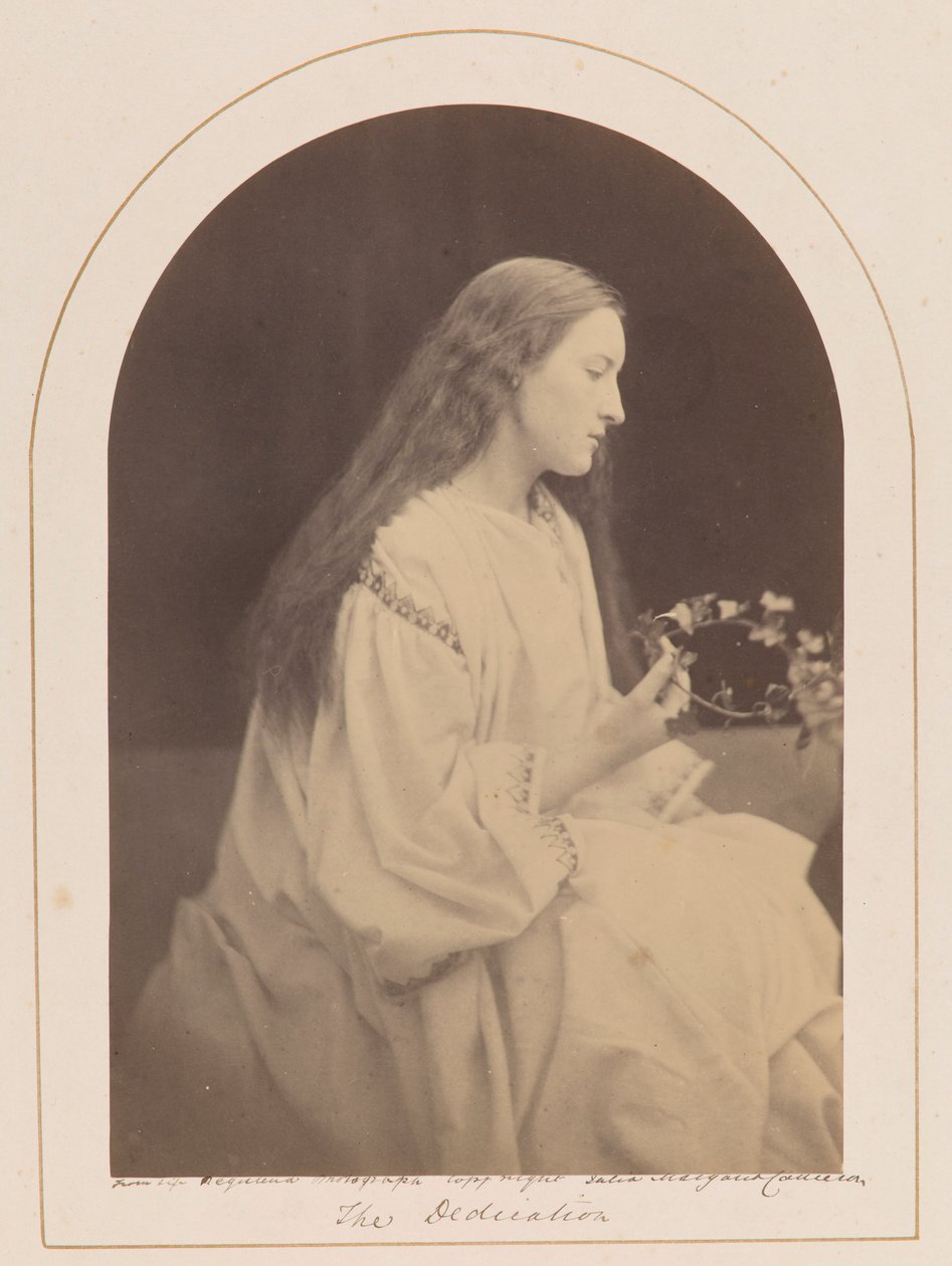 De toewijding [Hattie Campbell] door Julia Margaret Cameron