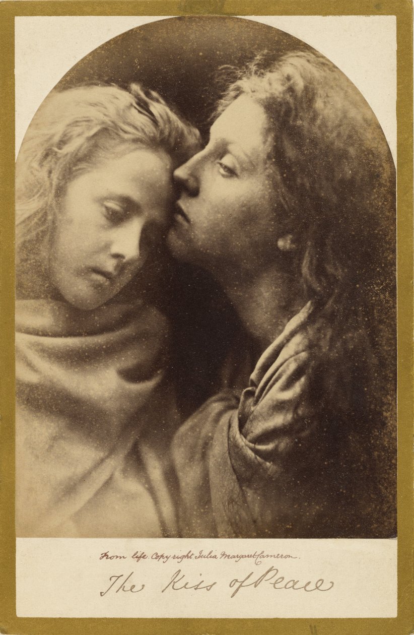 De kus van vrede door Julia Margaret Cameron