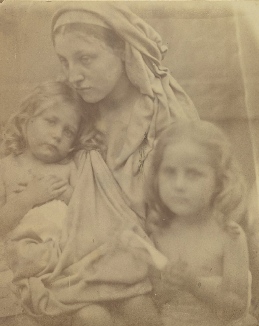 De Madonna Penserosa, 1864 door Julia Margaret Cameron