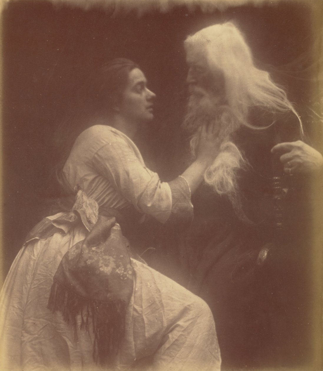 Vivien en Merlijn door Julia Margaret Cameron