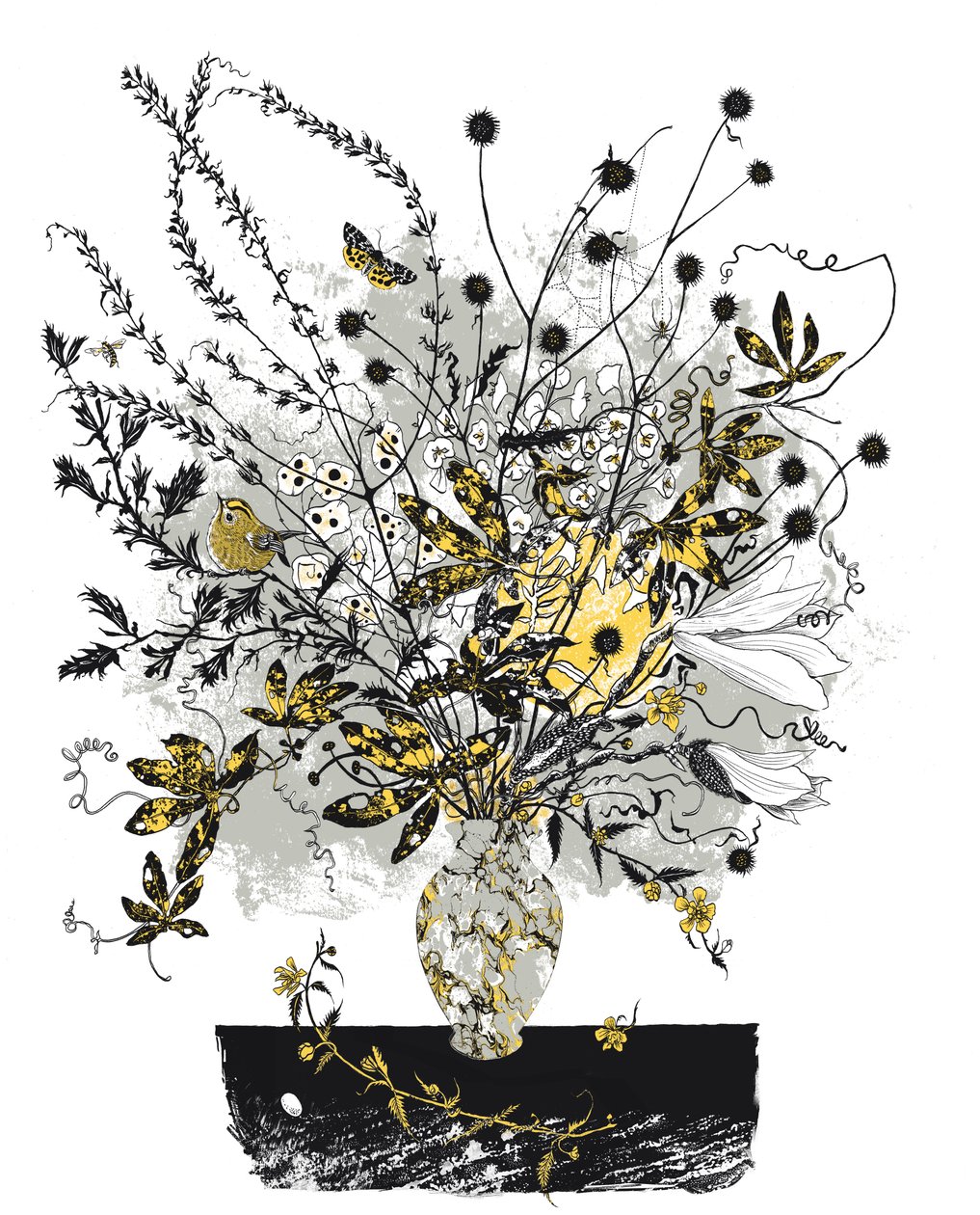 memento, 2017 (zeefdruk) door julia McKenzie