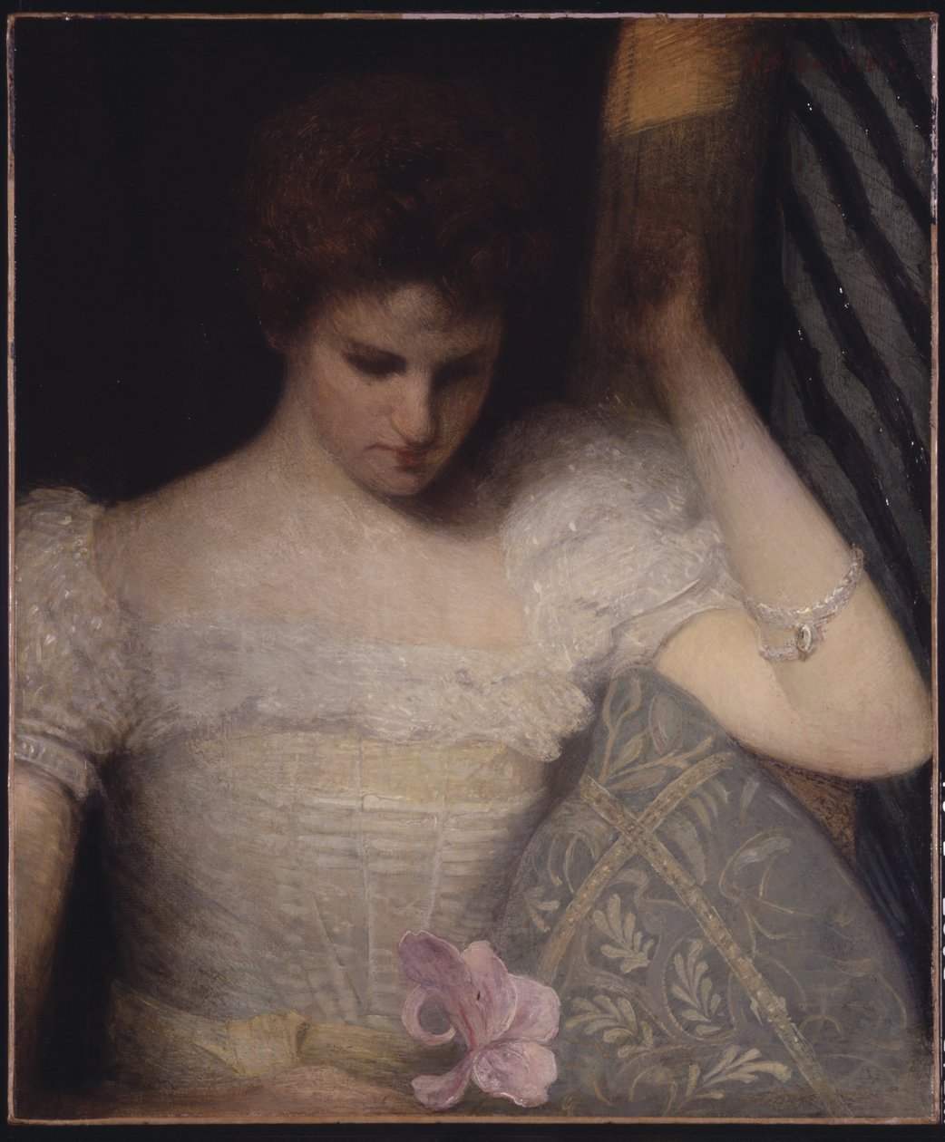 De Orchidee, ca. 1891 door Julian Alden Weir