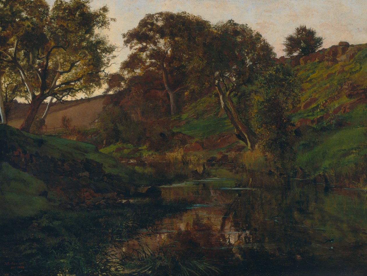 Avond, Merri Creek door Julian Rossi Ashton