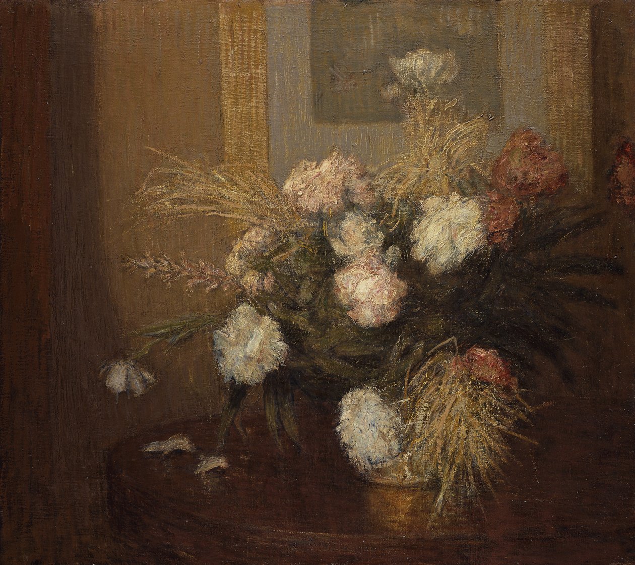 Pioenen door Julian Alden Weir