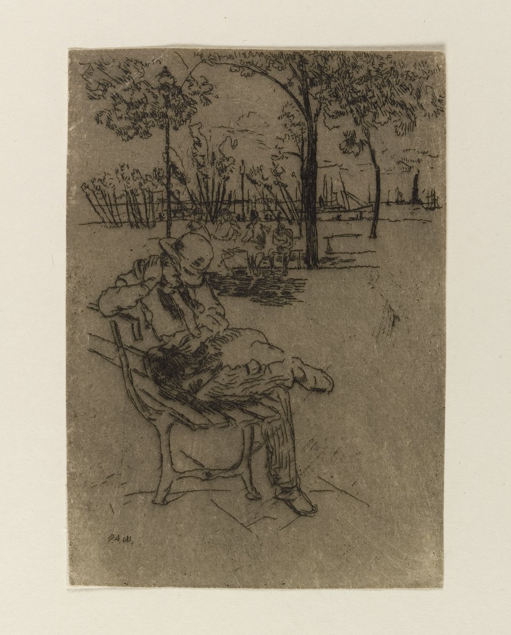 Het Vrijheidsbeeld door Julian Alden Weir