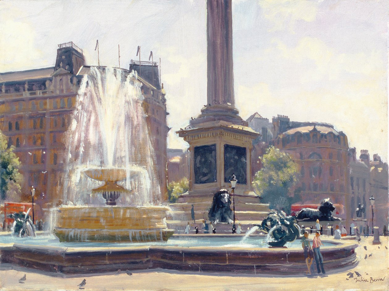Trafalgar Square, Londen door Julian Barrow