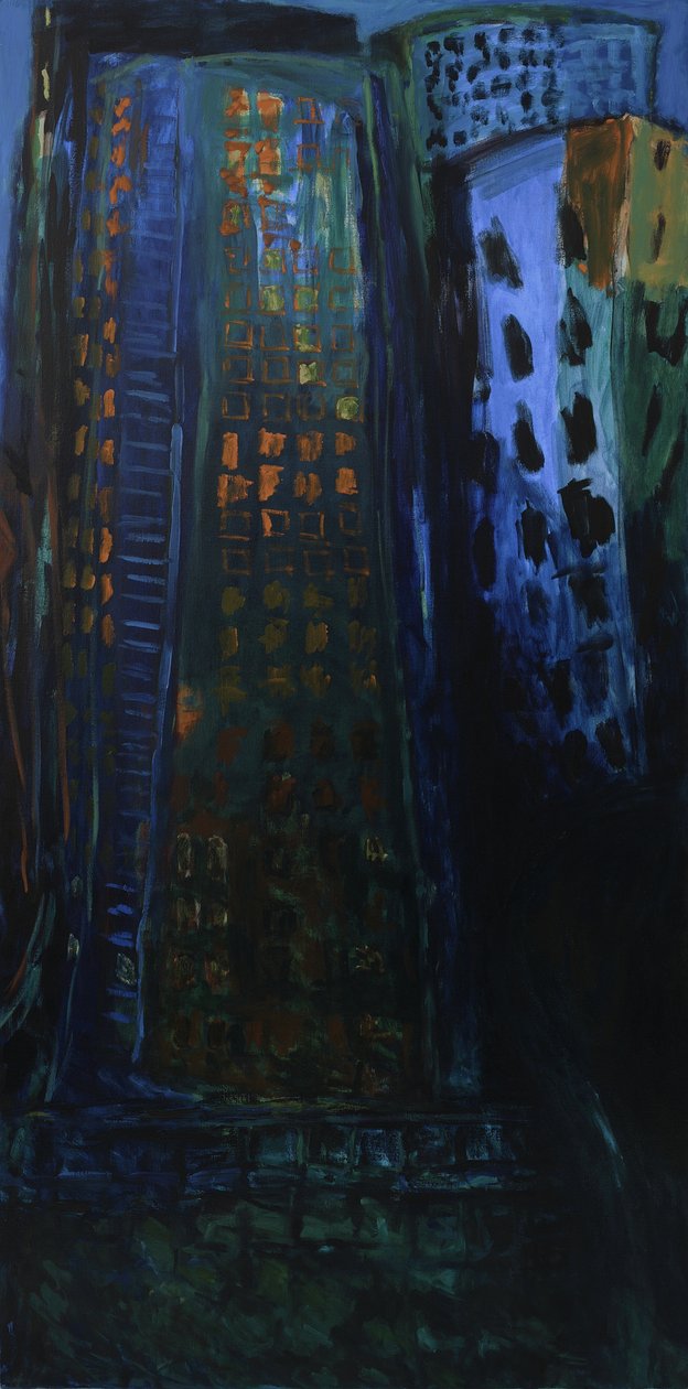 Stad - Nacht door Julie Held